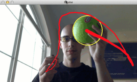 Track objects in real-time using OpenCV