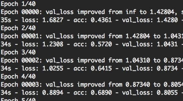 Automatically save top performing neural network epochs using model checkpointing