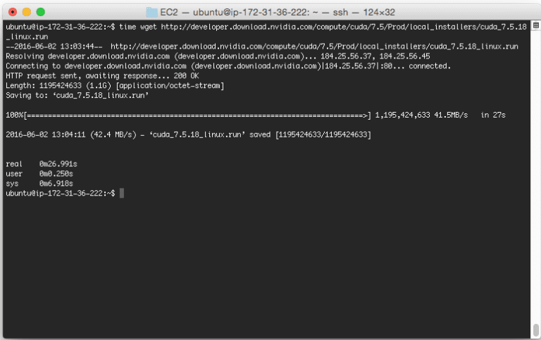install cuda linux 9.5