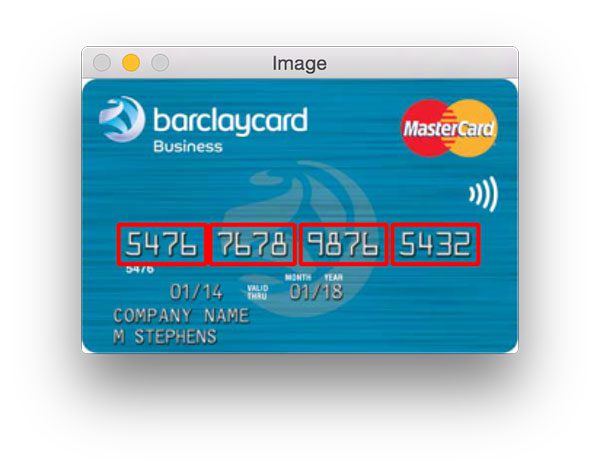credit card ocr with opencv and python pyimagesearch name on card