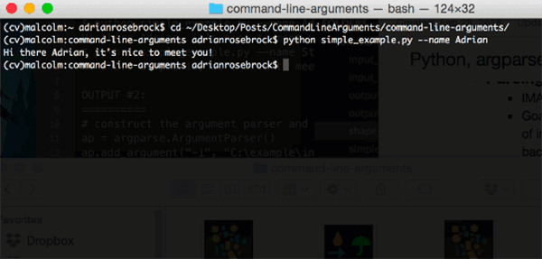 Python Argparse And Command Line Arguments Pyimagesearch
