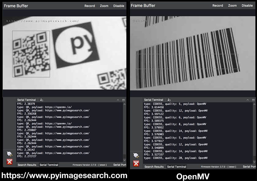 Reading Barcodes With Python And Openmv Pyimagesearch